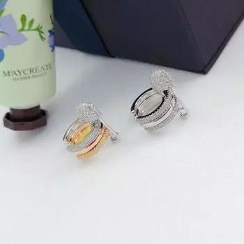 Модные настоящие S925 стерлингового серебра, одна безопасная игла, манжета в виде ушной кости, скользящие серьги-клипсы с цирконием, 1 шт. для женщин