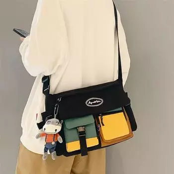 модные нейлоновые сумки на ремне, большая вместимость, сумки через плечо для девочек, мужчин, сумка-мессенджер Harajuku, школьные сумки для студентов, сумка Bolsas