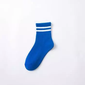 Модные неоново-зеленые розовые повседневные женские полосатые носки с узором Харадзюку крутые школьницы конфетные цвета флуоресцентные свободные носки