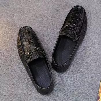 Модные нескользящие и водонепроницаемые кожаные туфли для мужчин с круглым носком, повседневная обувь на плоской подошве, дизайнерская обувь по низкой цене, легальная социальная 39