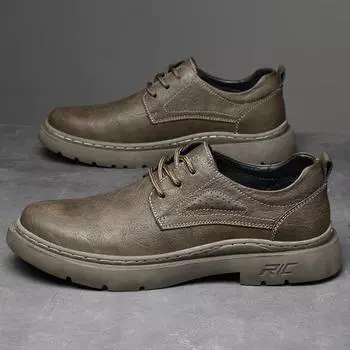 Модные нескользящие кроссовки, формальные туфли для мужчин, свадебная офисная деловая обувь, мужские оксфорды из натуральной кожи, прогулочная обувь 37