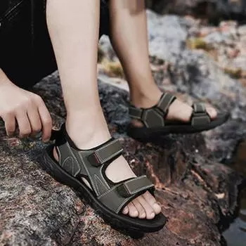 Модные нескользящие уличные туфли для мужчин из ПВХ сандалии с открытым носком V высокого качества летняя распродажа большой размер удобные новые поступления дорогие 39