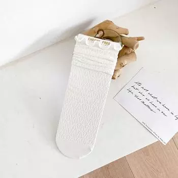 Модные носки для женщин Милые Новые Белые Ретро Кружевные Девичьи Сладкие Носки Сетка Простые Женские Повседневные Сладкие Дышащие Свободные Носки Женские One Size