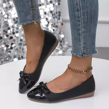 Модные новые балетки женские туфли на плоской подошве удобные нескользящие женские мокасины кожаные туфли на плоской подошве элегантные женские туфли с бантом туфли для мам 35 бежевый