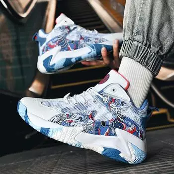 Модные новые баскетбольные кроссовки для мужчин, высококачественные полевые мужские спортивные оригинальные баскетбольные ботинки, мягкие женские кроссовки для занятий в спортзале, пригодные для ношения в теннисе 35