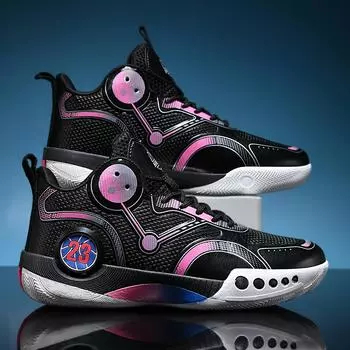 Модные новые баскетбольные кроссовки для мужчин, полевые спортивные тренировочные мужские нескользящие баскетбольные ботинки, роскошные профессиональные женские дышащие кроссовки 35