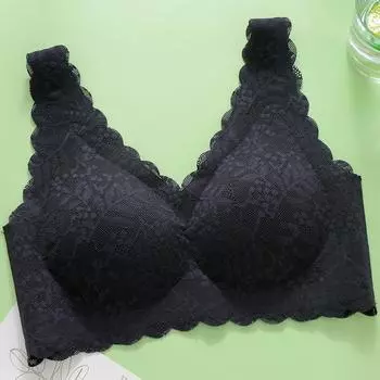 Модные новые бесшовные бюстгальтеры DaiNaFang, женское нижнее белье с v-образным вырезом без стального кольца, маленькая застежка на грудь, регулируемое нижнее белье ML, XL, XXL M серый