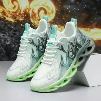 Модные новые кроссовки для бега, женские повседневные спортивные туфли для мужчин, дышащие, легкие, с мягкой подошвой 36