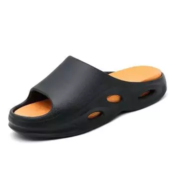 Модные новые летние мужские массажные тапочки, боковые сандалии для дома и улицы, пляжная повседневная обувь, мягкие подошвы, мужские шлепанцы, мужские сандалии 36-37 белый