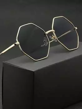 Модные новые многогранные модные очки Ocean Design, оправа унисекс в стиле ретро с обычными линзами