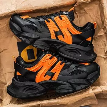 Модные новые модные мужские туфли на толстой подошве, увеличивающие рост, универсальные повседневные туфли для отдыха на открытом воздухе, удобные спортивные туфли на мягкой подошве 39