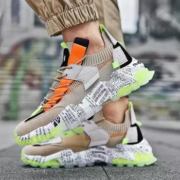 Модные новые модные ретро-кроссовки мужские сетчатые кроссовки для бега мужские удобные массивные туфли для папы дышащая спортивная обувь Zapatillas 45 46 39