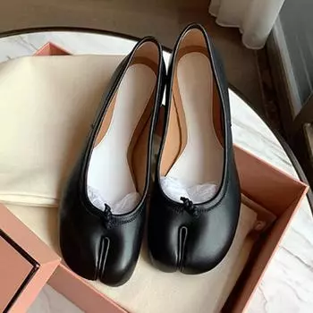 Модные новые мягкие кожаные туфли-мюли с разрезным носком, женская обувь на плоской подошве, удобные и легкие туфли-лоферы с мягкой подошвой, модные туфли-лодочки Мэри Джейн, балетки 35 хаки