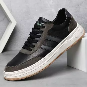 Модные новые мужские альпинистские туфли с массажной подошвой для спорта и отдыха на природе, деловая рабочая обувь для поездок на работу 38 чёрный