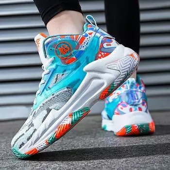 Модные новые мужские баскетбольные кроссовки дышащие нескользящие бесплатная доставка спортивные мужские удобные баскетбольные тренировочные оригинальные кроссовки обувь 36