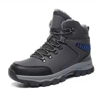 Модные новые мужские походные ботинки большого размера, а также толстые зимние ботинки для спорта на открытом воздухе и отдыха, удобные износостойкие мужские ботинки 39