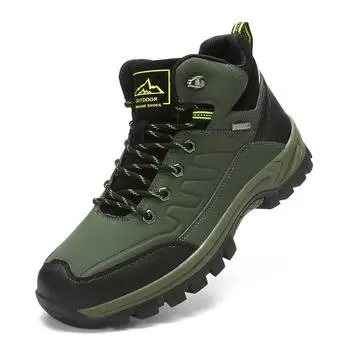 Модные новые мужские походные ботинки большого размера, модная повседневная мужская обувь на толстой подошве, удобные теплые мужские ботинки 39