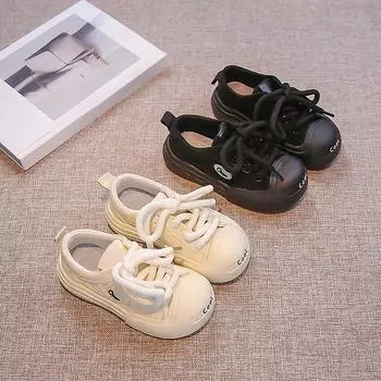 Модные новые повседневные легкие и удобные кроссовки с круглым носком и плоской подошвой для активного отдыха в одном стиле для мужчин, женщин и детей 36