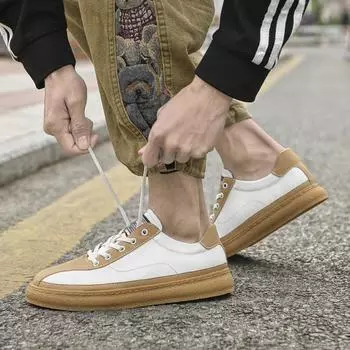 Модные новые скейт-кеды для мужчин, стильные мужские кроссовки ручной работы, универсальная мужская повседневная обувь, дышащая мужская обувь с выемками из вулканизированной стали 37