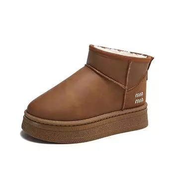 Модные новые женские повседневные модные уличные ботинки большого размера, удобные спортивные женские ботинки плюс кашемировые теплые зимние ботинки для пары 36