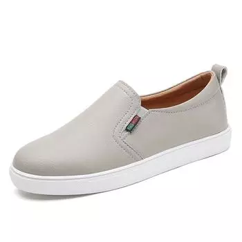 Модные новые женские повседневные туфли из 100-процентной коровьей кожи, легкие, удобные, спортивные, женские туфли, кроссовки 35