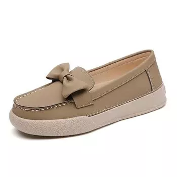 Модные новые женские туфли большого размера, повседневная обувь из 100% коровьей кожи, спортивная обувь для отдыха на открытом воздухе, повседневная удобная женская обувь 35