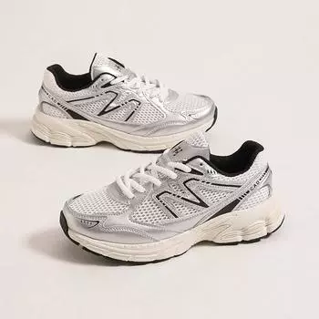 Модные новые женские туфли из вулканизированной кожи, уличные туфли на плоской подошве со шнуровкой и сетчатой подошвой для женщин, модные нескользящие туфли на плоской подошве для пар, женские низкие кроссовки 35 серебряный