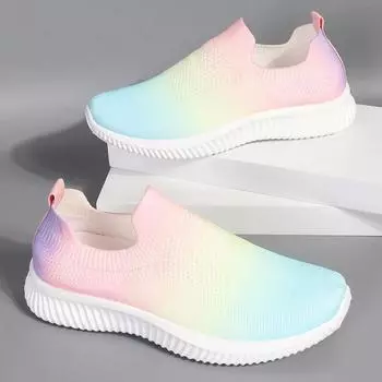 Модные новые женские туфли из вулканизированной кожи, легкие повседневные туфли на плоской подошве для женщин, нескользящие низкие дышащие сетчатые женские снески 35