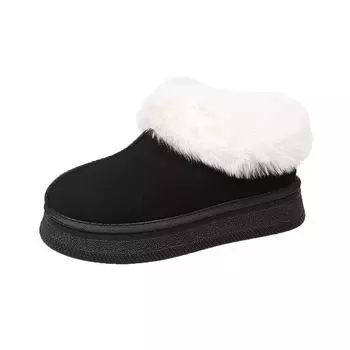 Модные новые женские зимние ботинки большого размера высокого качества, удобные спортивные, на толстой подошве, модные, противоскользящие, износостойкие женские ботинки 35