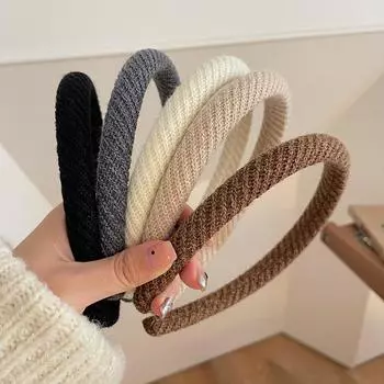 Модные обручи для волос, элегантные женские ободки, женские аксессуары для волос, винтажные ободки для волос, головные уборы для мытья лица, подарки белый