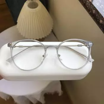 Модные очки для близорукости в круглой оправе для женщин, роскошные компьютерные очки унисекс, мужские очки с защитой от синего света для близорукости 0(anti-blue light)