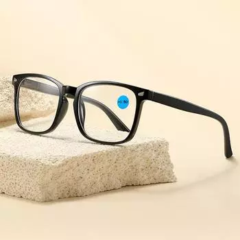 Модные очки для чтения, блокирующие синий свет, классические очки для пресбиопии для женщин и мужчин +1 белый