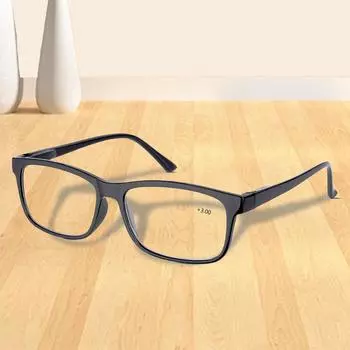 Модные очки для чтения для мужчин и женщин Очки по рецепту Очки, блокирующие синий свет Очки для пресбиопии +1 чёрный