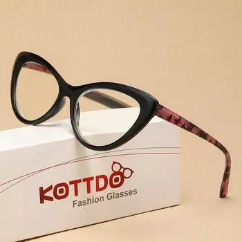 Модные очки для чтения «кошачий глаз» для женщин, брендовые дизайнерские очки для чтения, очки +1,0 +1,5 +2,0 +2,5 +3,0 +4.0 леопардовый