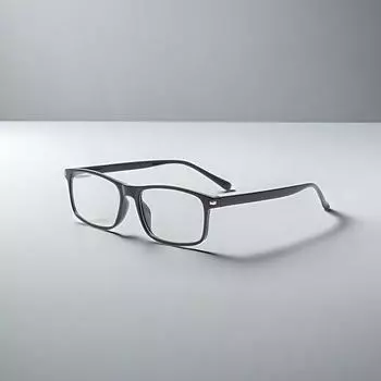 Модные очки для чтения, очки для чтения в полной оправе из смолы, неполяризованные, модный аксессуар +1.0 чёрный