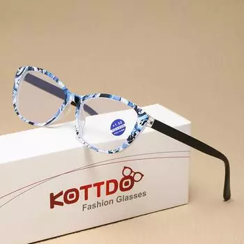 Модные очки для чтения, очки для чтения с защитой от синего света +1,0 +1,5 +2,0 +2,5 +3,0 +3,5 +4,0 +1.0 синий