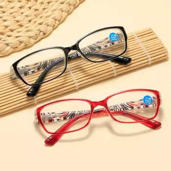 Модные очки для чтения с анти-синим светом, зеркало для чтения, неполяризованный модный аксессуар 1.0 чёрный