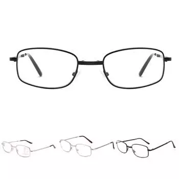 Модные очки для чтения с подвеской на шею, магнитная оправа из поликарбоната, квадратная оправа, удобные и комфортные телескопические ножки унисекс 100 чёрный