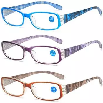 Модные очки для чтения с защитой от синего света для женщин, ультралегкие очки для защиты глаз с цветами, удобные очки Strength 1