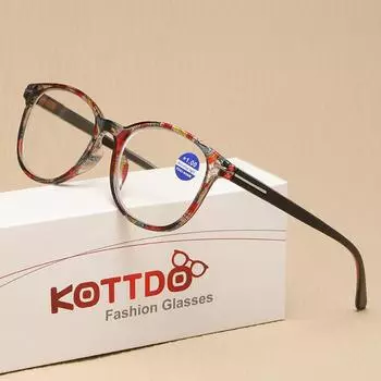 Модные очки для чтения Spring Foot Очки для пресбиопии +1.0 синий