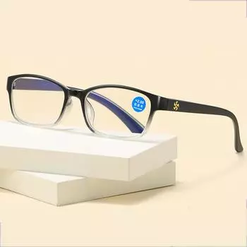 Модные очки для чтения Tr90 Ультралегкие очки для чтения +1.0 чёрный