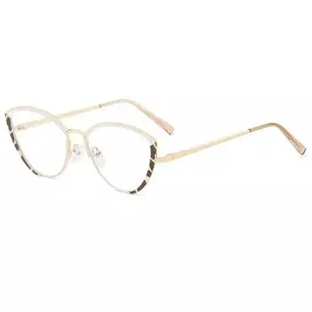 Модные очки «кошачий глаз» с защитой от синего света, оправа для женщин и мужчин, металлические модные оптические очки, модные компьютерные очки
