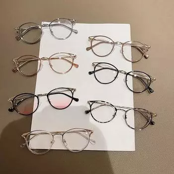 Модные очки с синим светом, ретро-антибликовые круглые солнцезащитные очки для женщин, компьютерные очки-очки A2