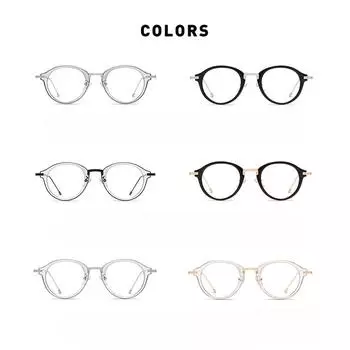 Модные очки с защитой от синего света, металлическая оправа для очков, мужские и женские одинаковые компьютерные очки с защитой от синего света, круглая оправа Tr Frame