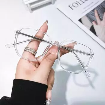 Модные очки в оправе Rice Nail TR90 в стиле ретро для мужчин и женщин, плоские зеркала, анти-синий свет, сверхлегкие очки в оправе