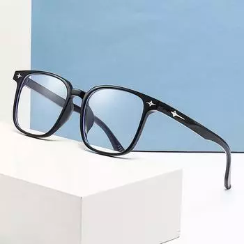 Модные очки в оправе с защитой от синего света, неполяризованные модные аксессуары белый