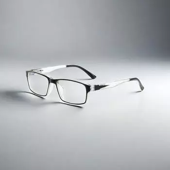 Модные очки в оправе с защитой от синего света, неполяризованные модные аксессуары чёрный