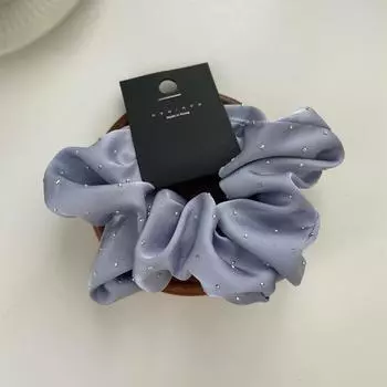 Модные однотонные хрустальные резинки для волос скранчи корейские эластичные резинки для волос для девочек женщин держатель для хвостика для аксессуаров для волос