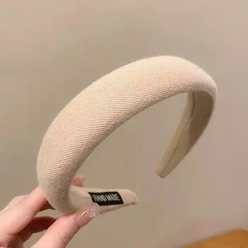 Модные однотонные ленты для волос для девочек, винтажные эластичные повязки на голову, губчатые ленты для волос, обруч для волос, корейские аксессуары для волос для женщин