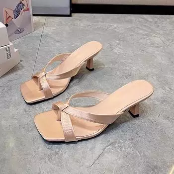 Модные однотонные повседневные тапочки, летние удобные женские туфли серебристого и золотого цвета, пляжные домашние простые женские тапочки на плоской подошве 35